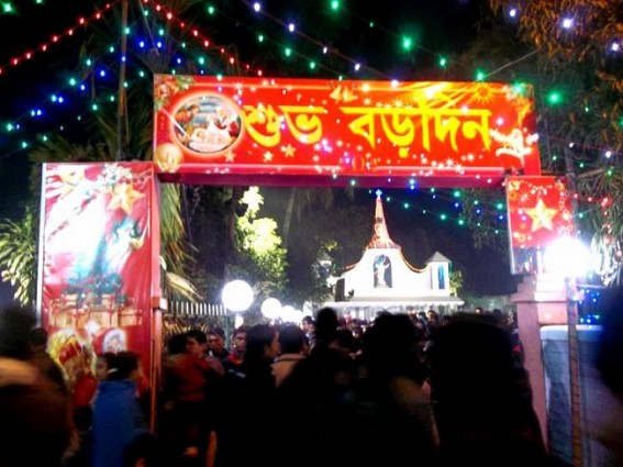 Pomp, gaiety mark Christmas across India : Religious fervor unites people across Tripura